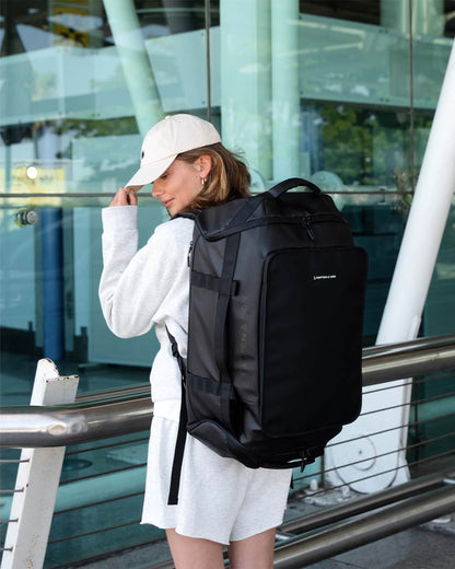 Lisbon Duffle Backpack Medium Sandstone