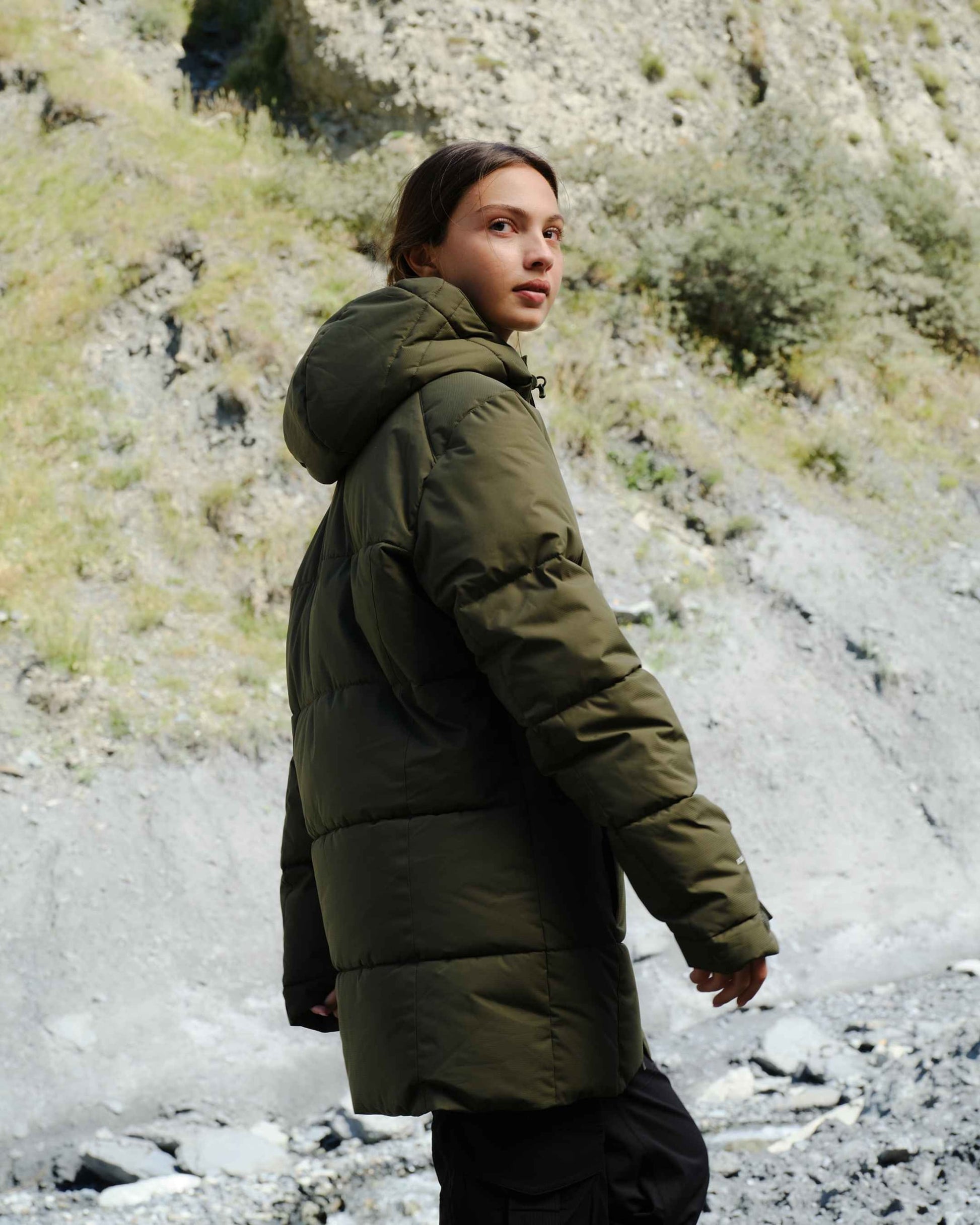 Winter Puffer Jacket Olive