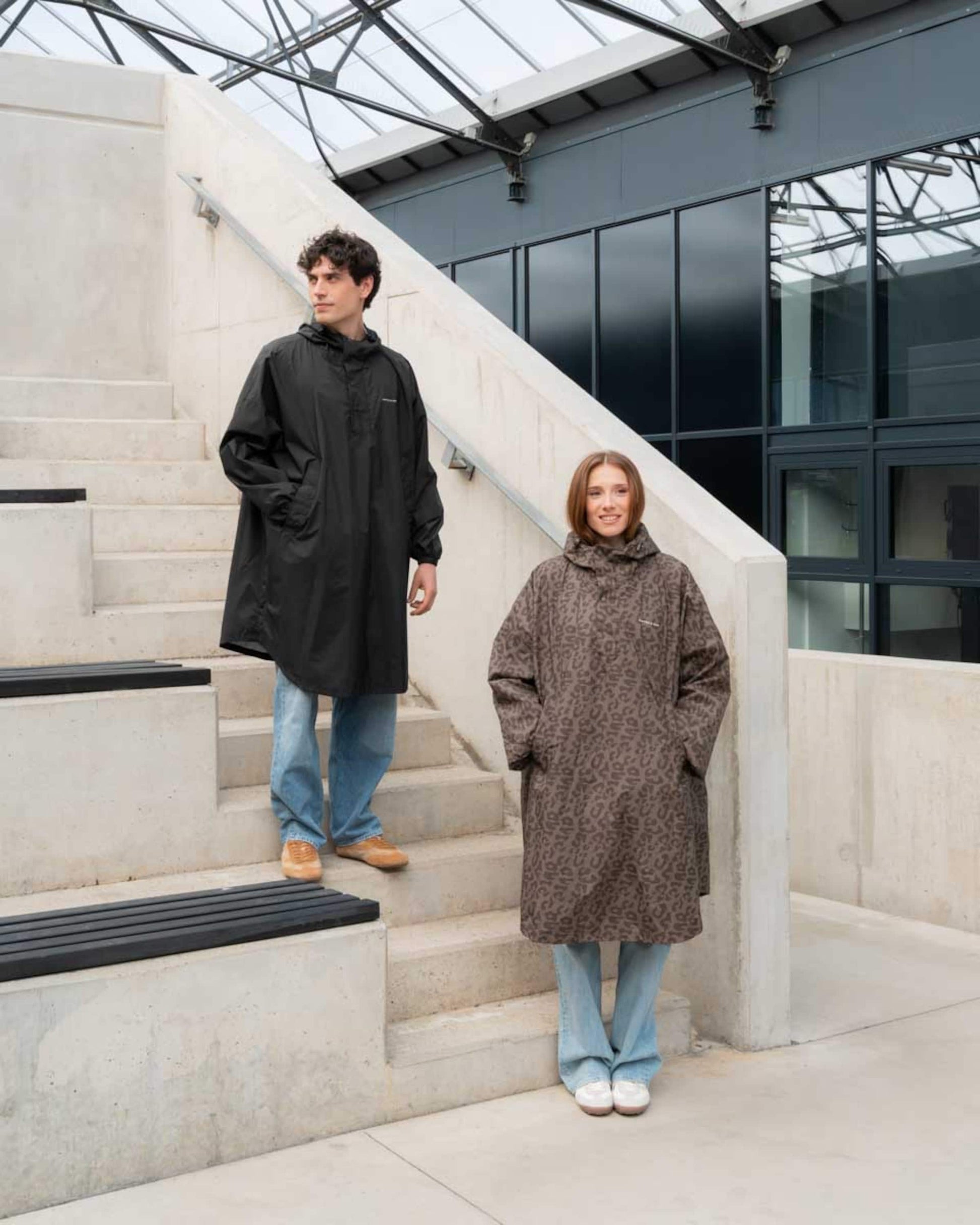 Rain Poncho All Black