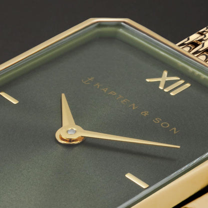 Grace Gold Green Woven Steel