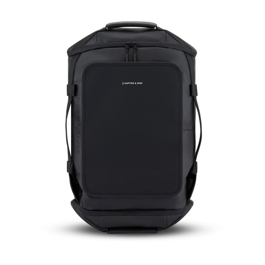 Lisbon Duffle Backpack Small All Black 