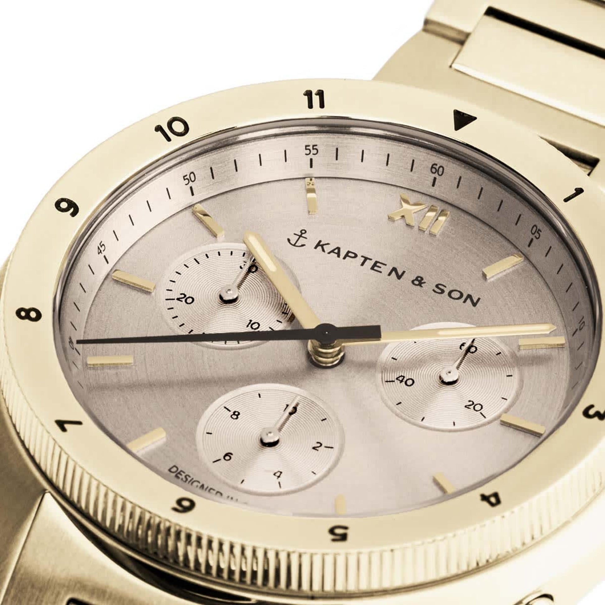 Rise Small Light Gold Cream Steel