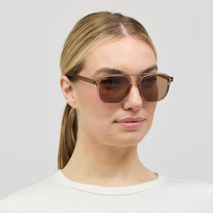 Zurich Oversize Crystal Tortoise Brown
