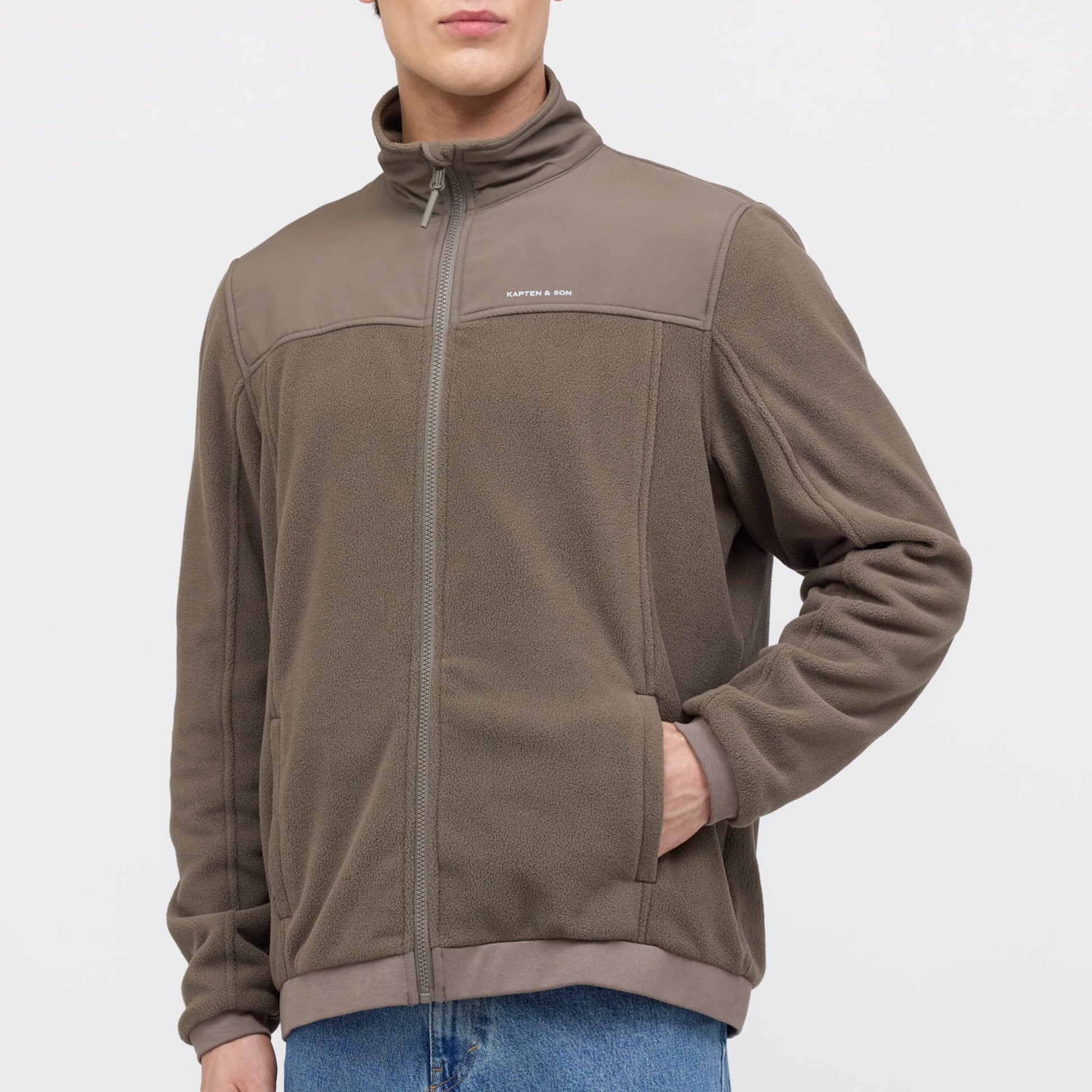 Light Fleece Jacket Olive