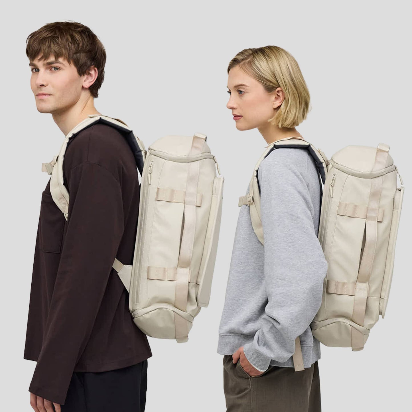 Lisbon Duffle Backpack Large Walnut