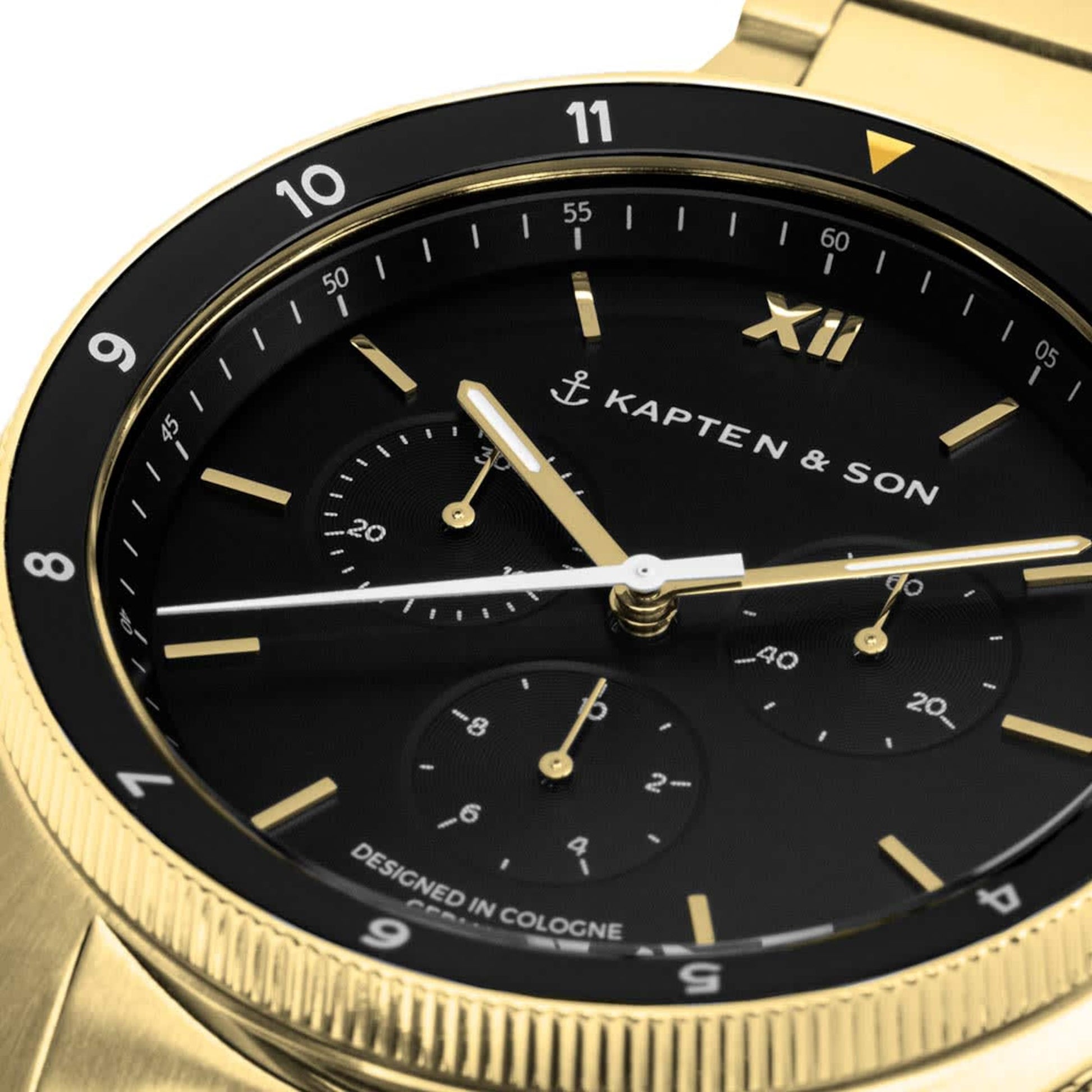 Rise Small Gold Black Steel