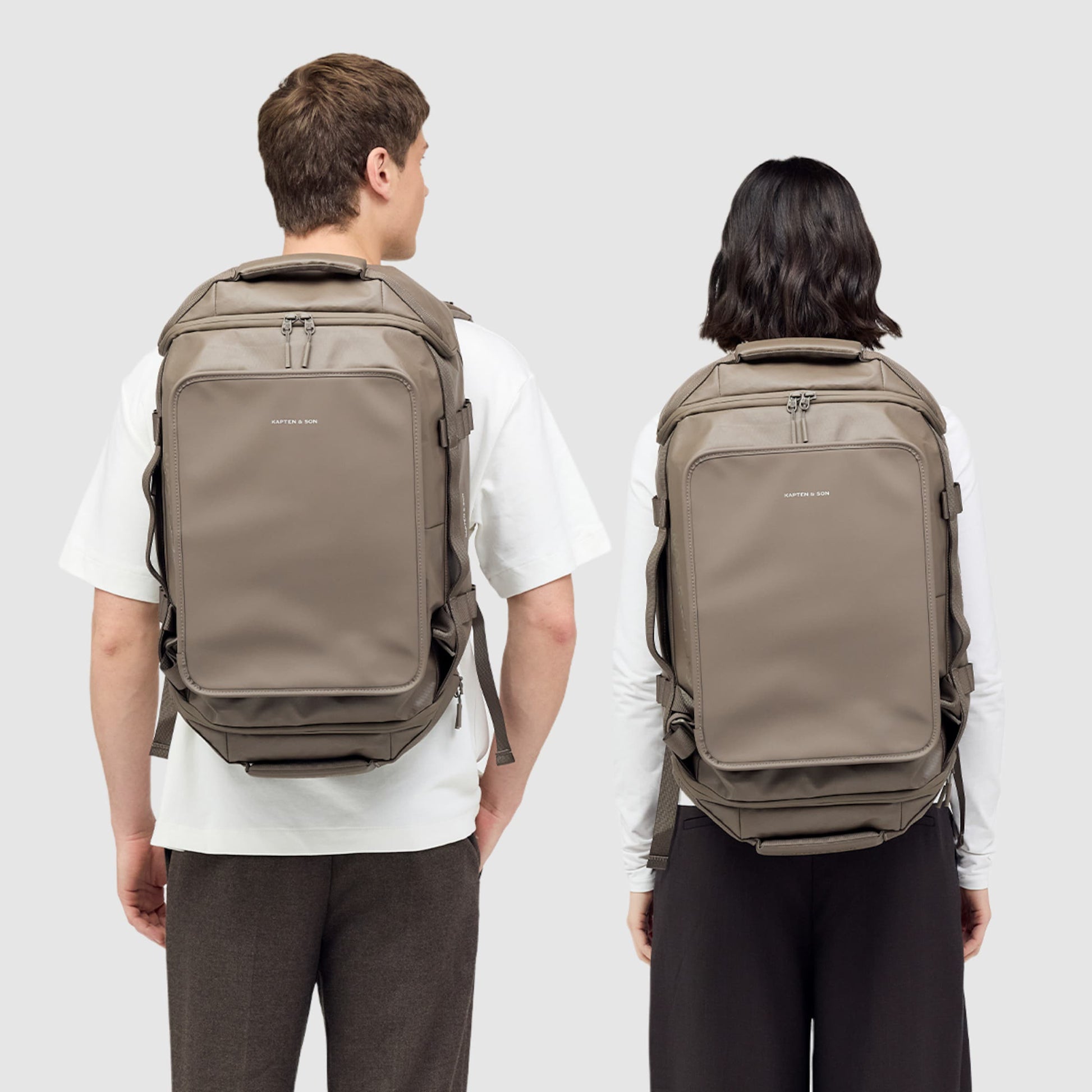 Lisbon Duffle Backpack Large All Black 
