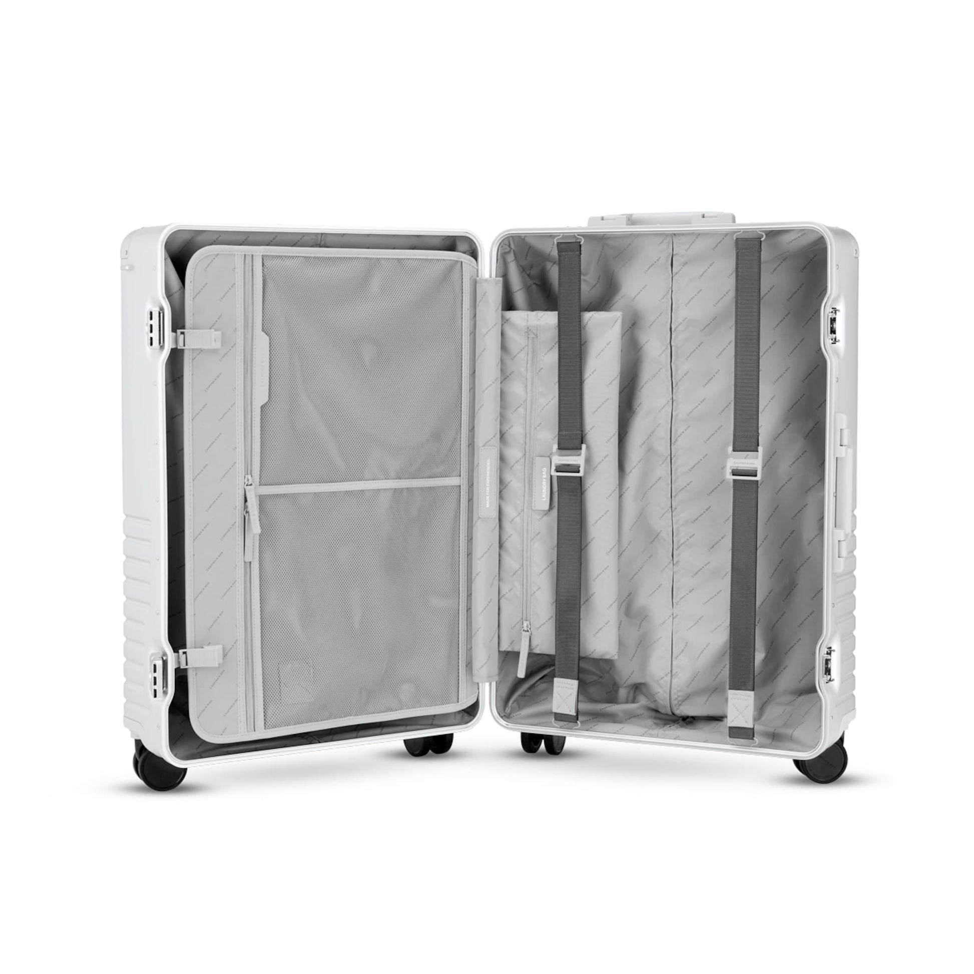 Heathrow Aluminium Check In Silver