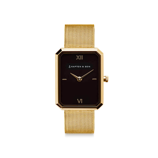 Grace Gold Black Mesh