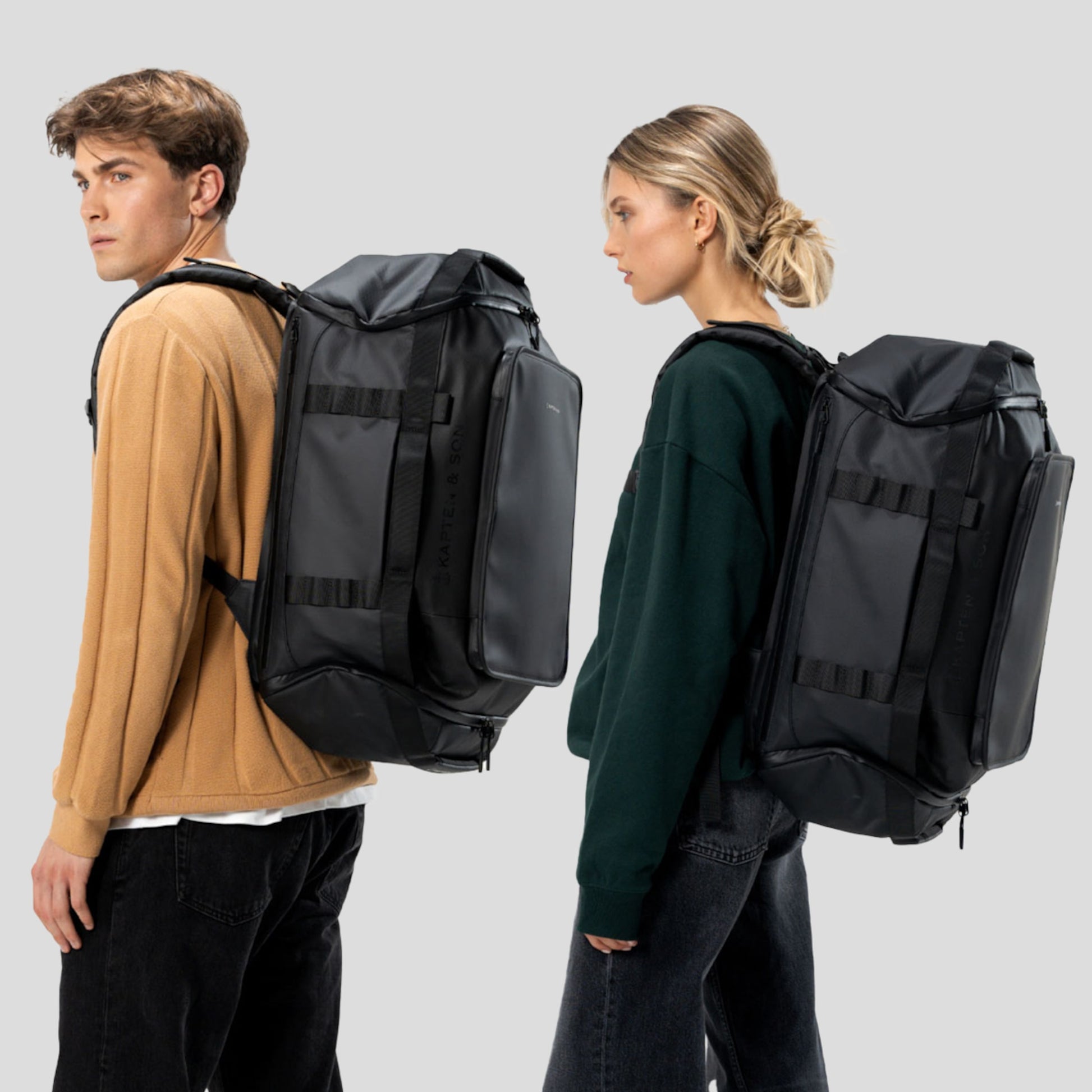 Lisbon Duffle Backpack Medium Walnut