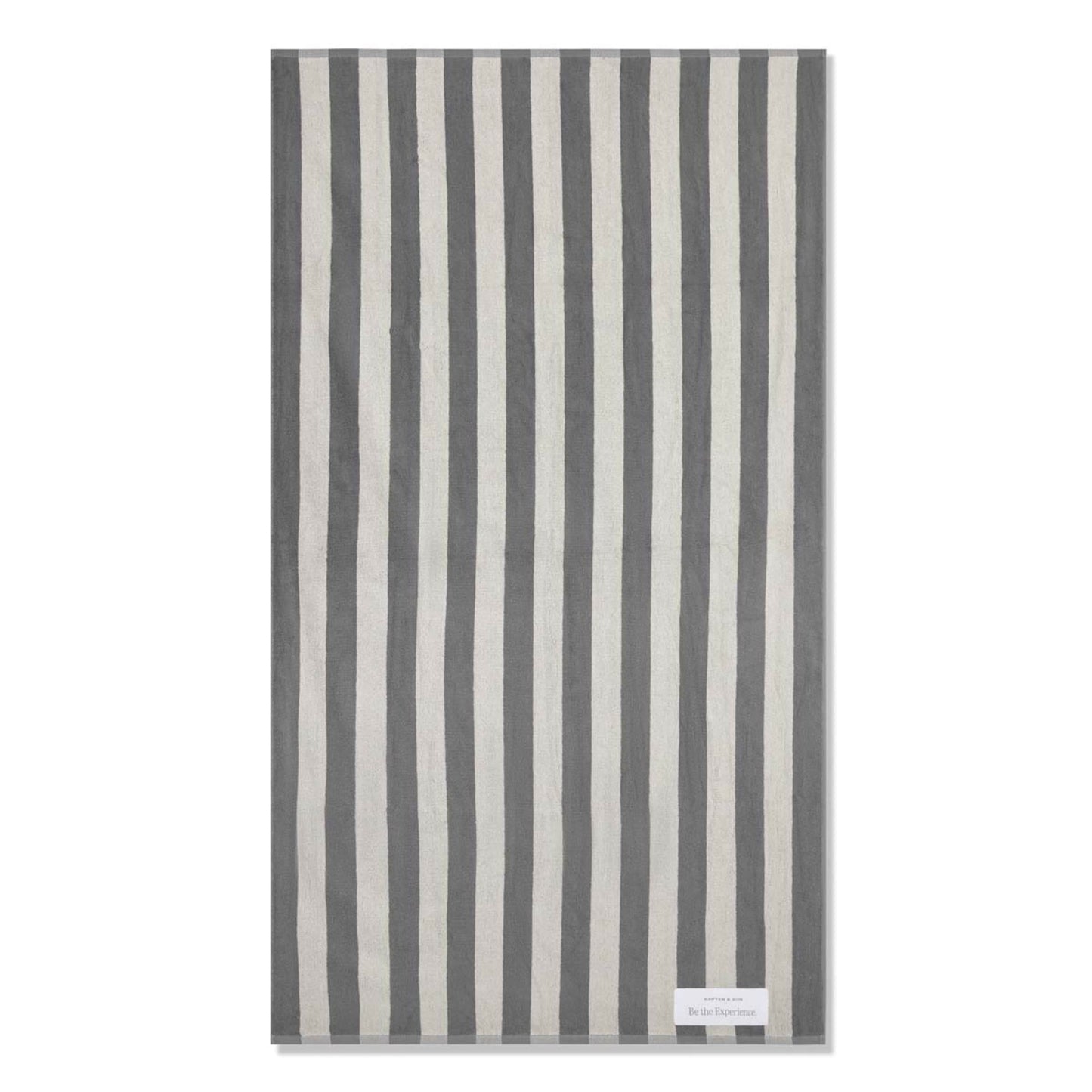 Towel Sand Green Stripe