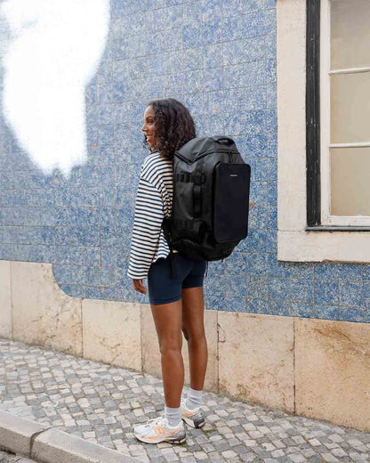 Lisbon Duffle Backpack Medium All Black