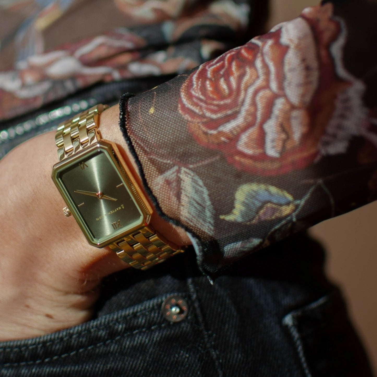 Grace Gold Green Steel