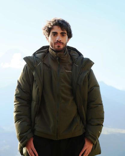 Fleece 3in1 Winter Jacket All Black