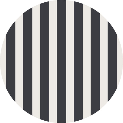 Towel Sand Black Stripe