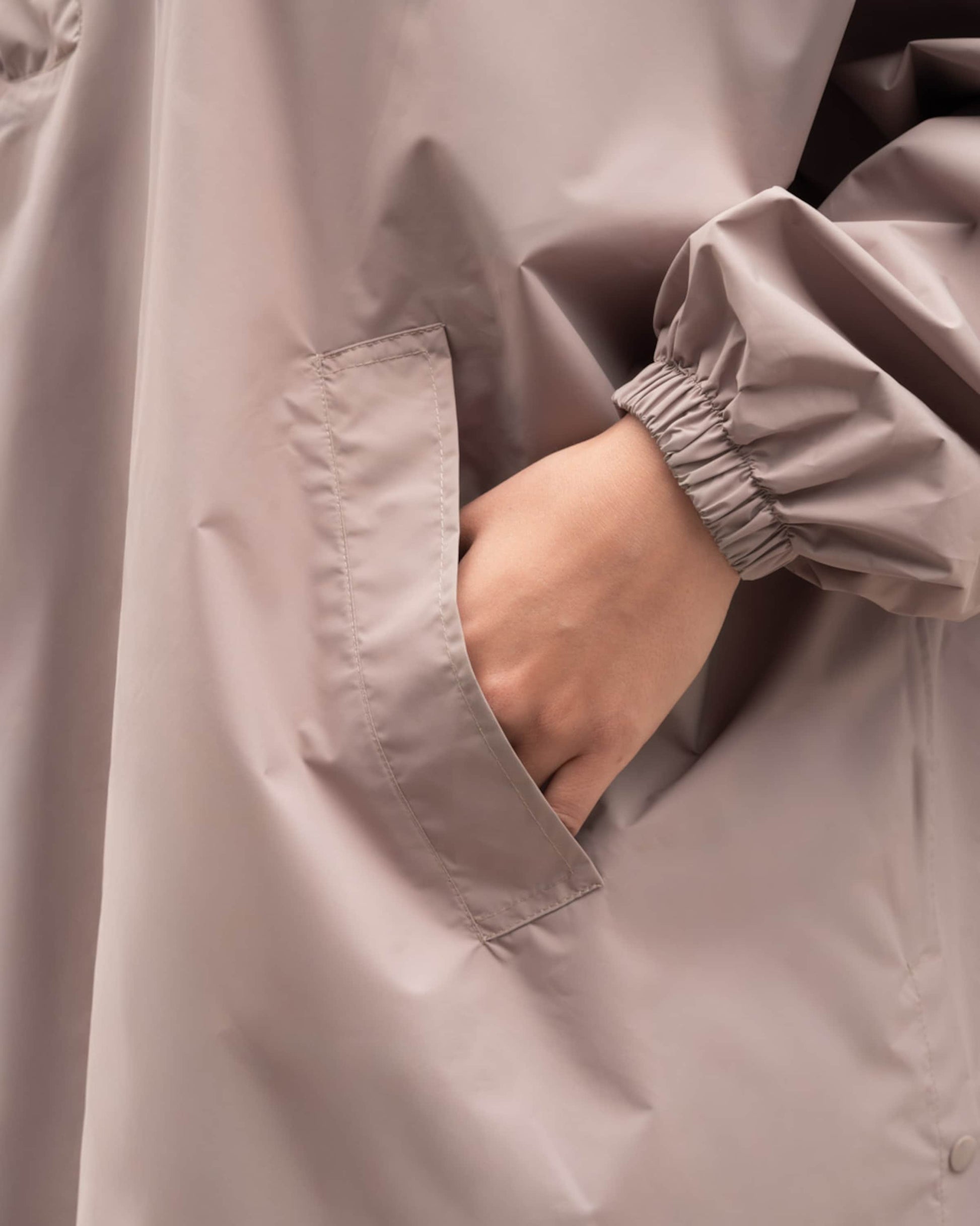 Rain Poncho All Black