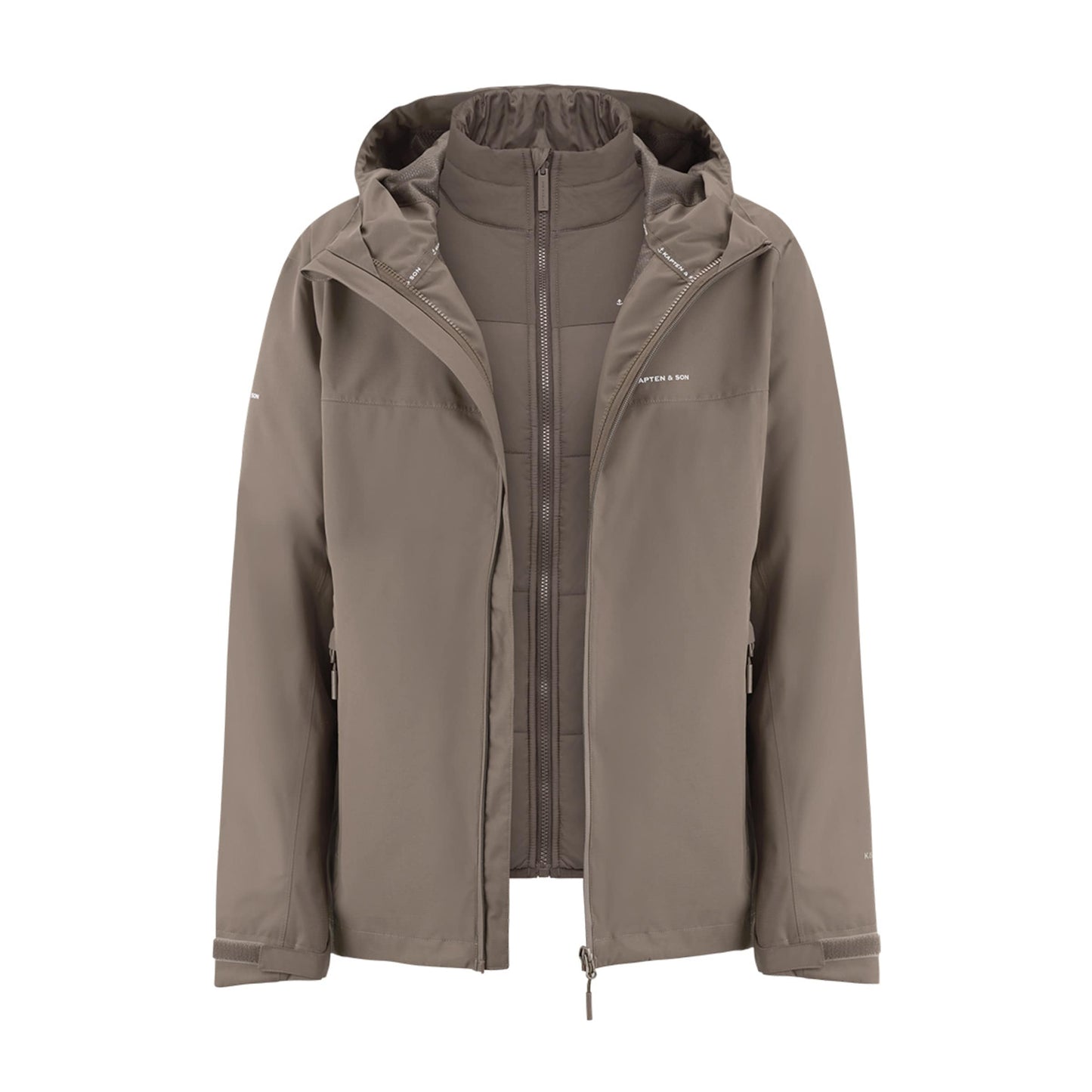 Puffer 3in1 Rain Jacket Sandstone