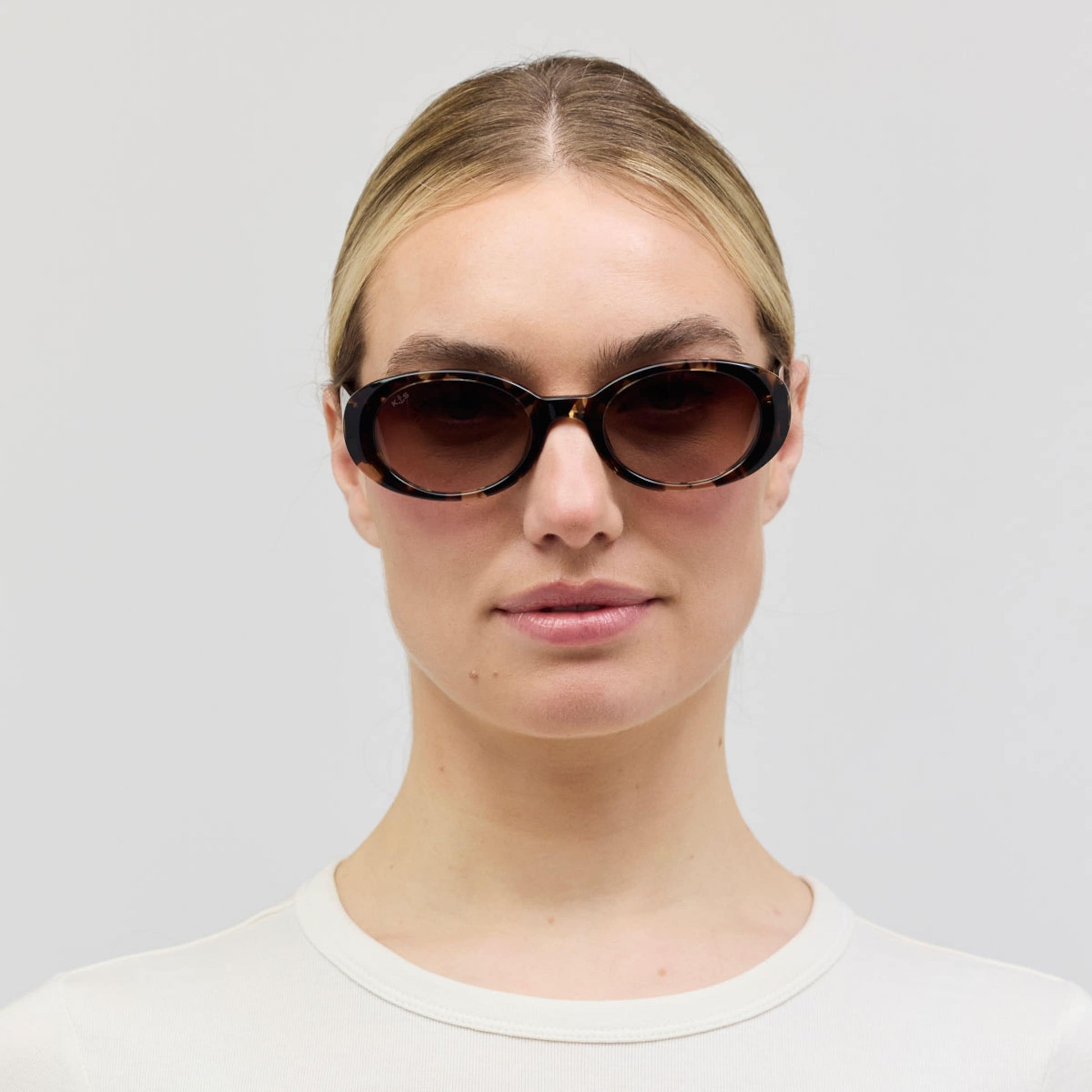 Milan Crystal Tortoise Brown