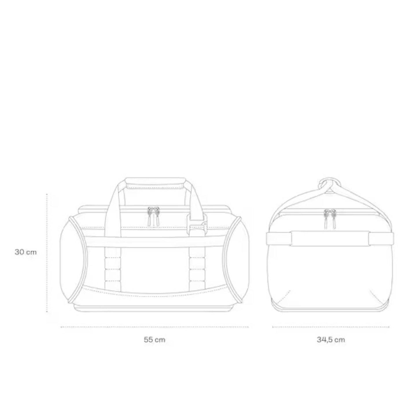 Lisbon Duffle Backpack Medium All Black
