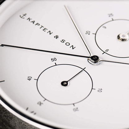 Chrono Small Silver Bicolor Steel
