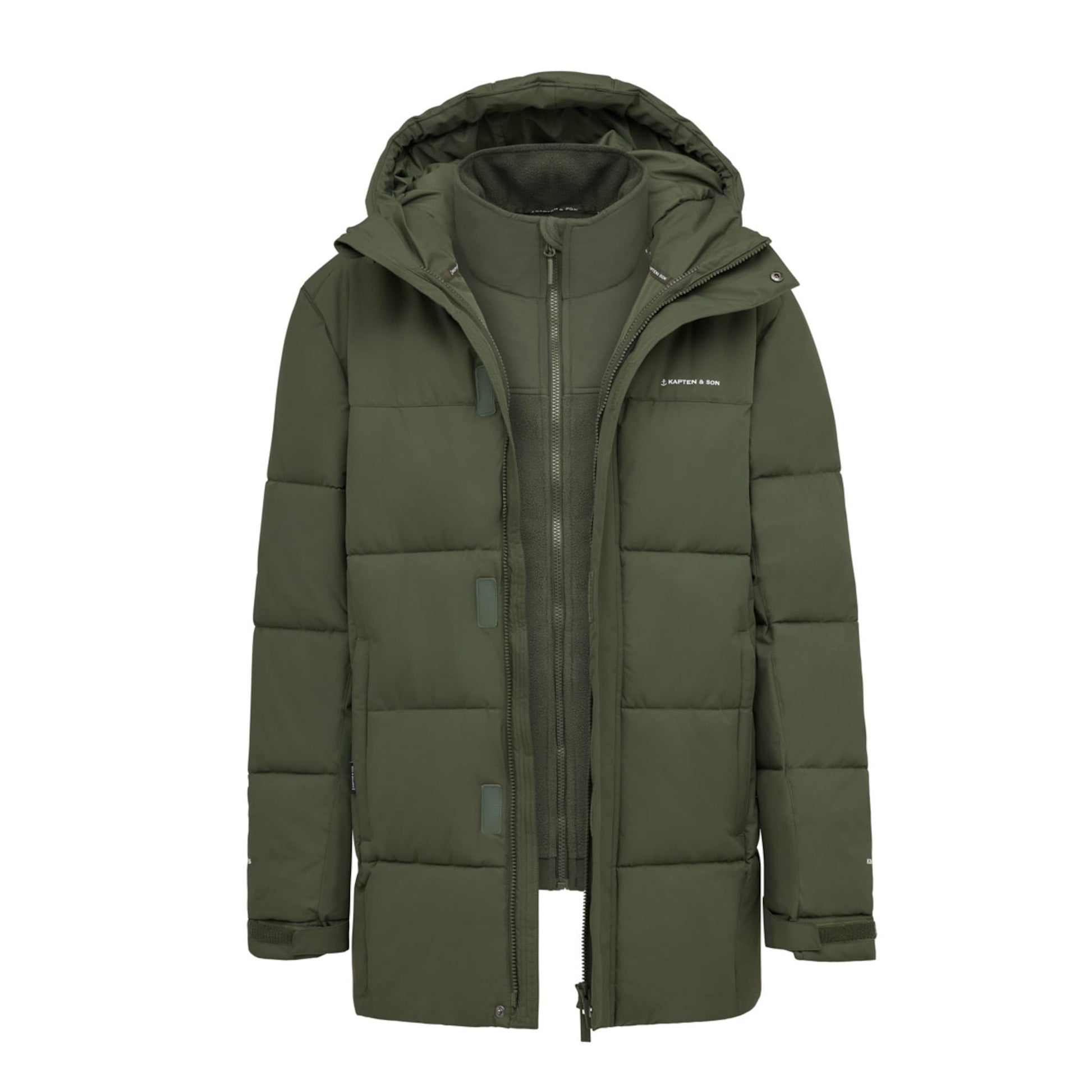 Fleece 3in1 Winter Jacket All Black