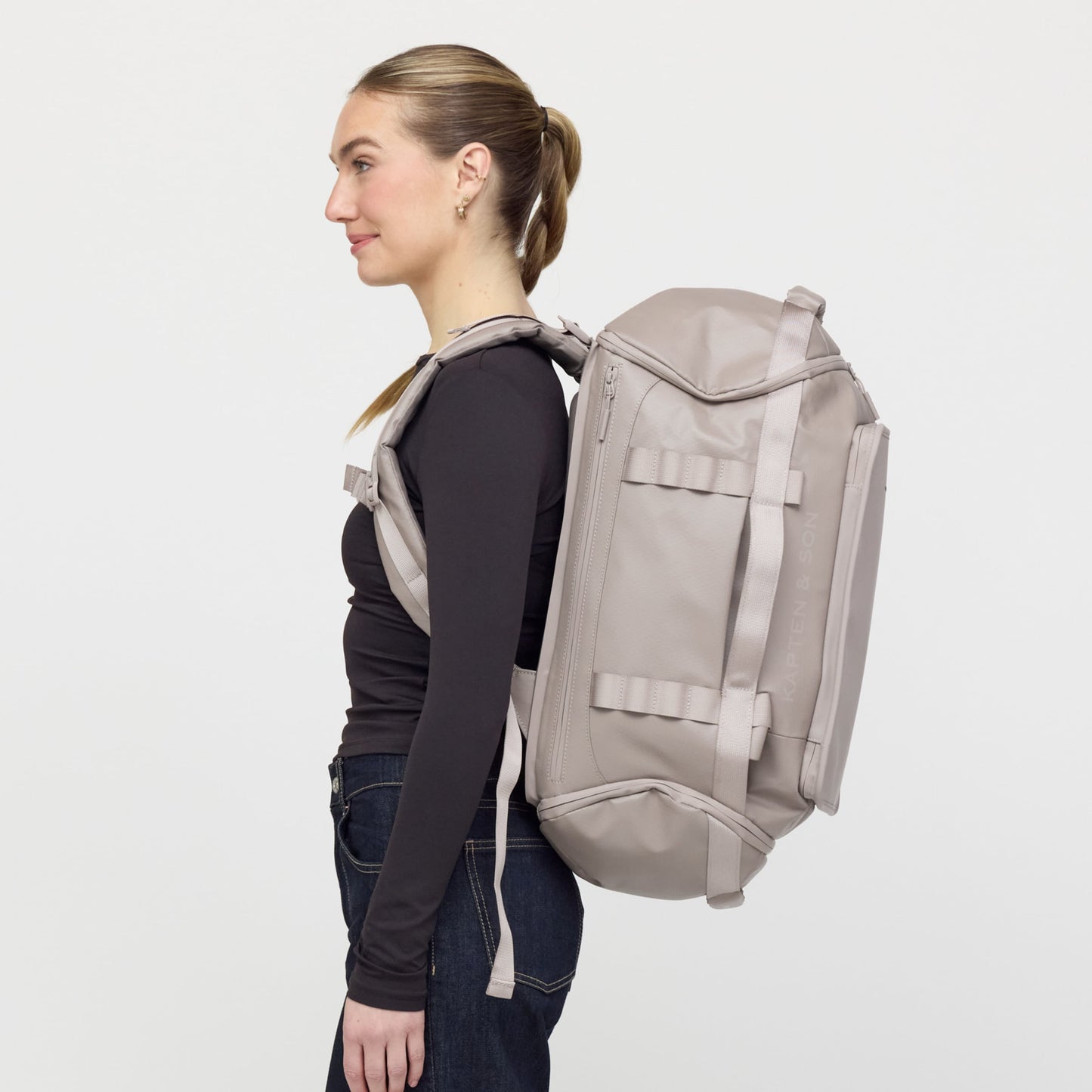 Lisbon Duffle Backpack Medium Walnut