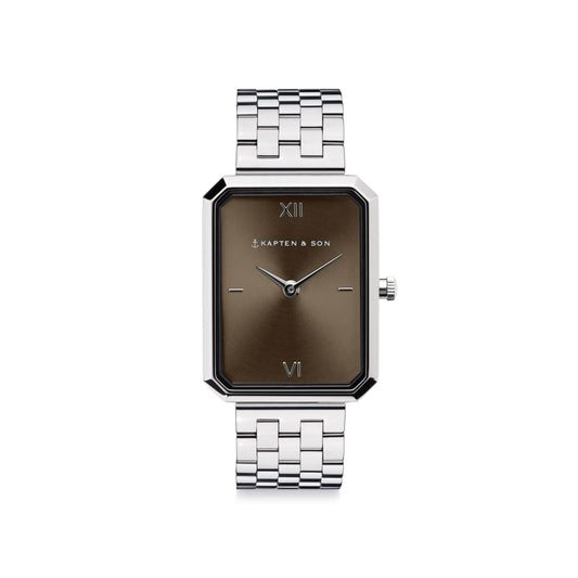 Grace Silver Brown Steel