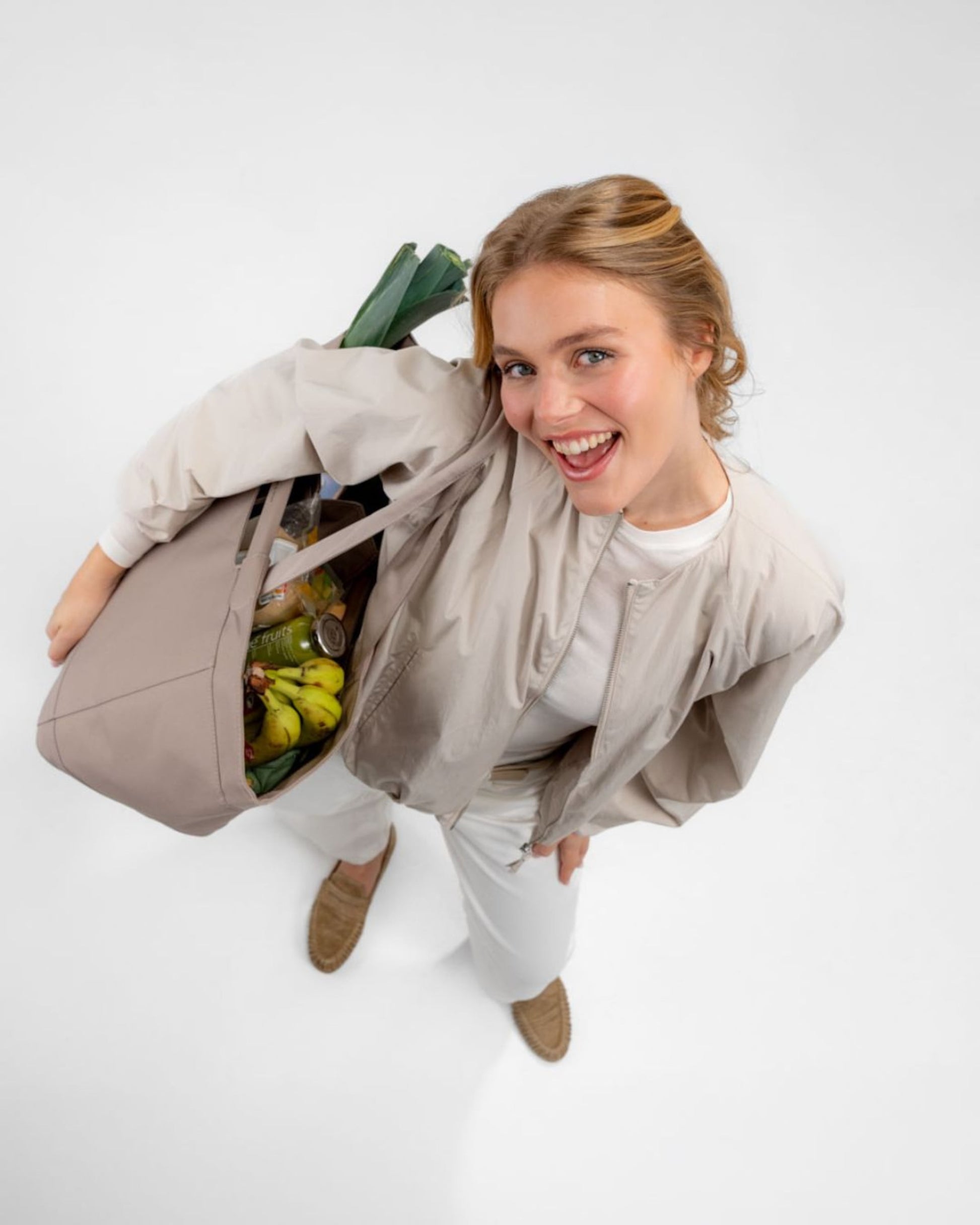 Vaasa Shopping Basket Cord Dusty Khaki