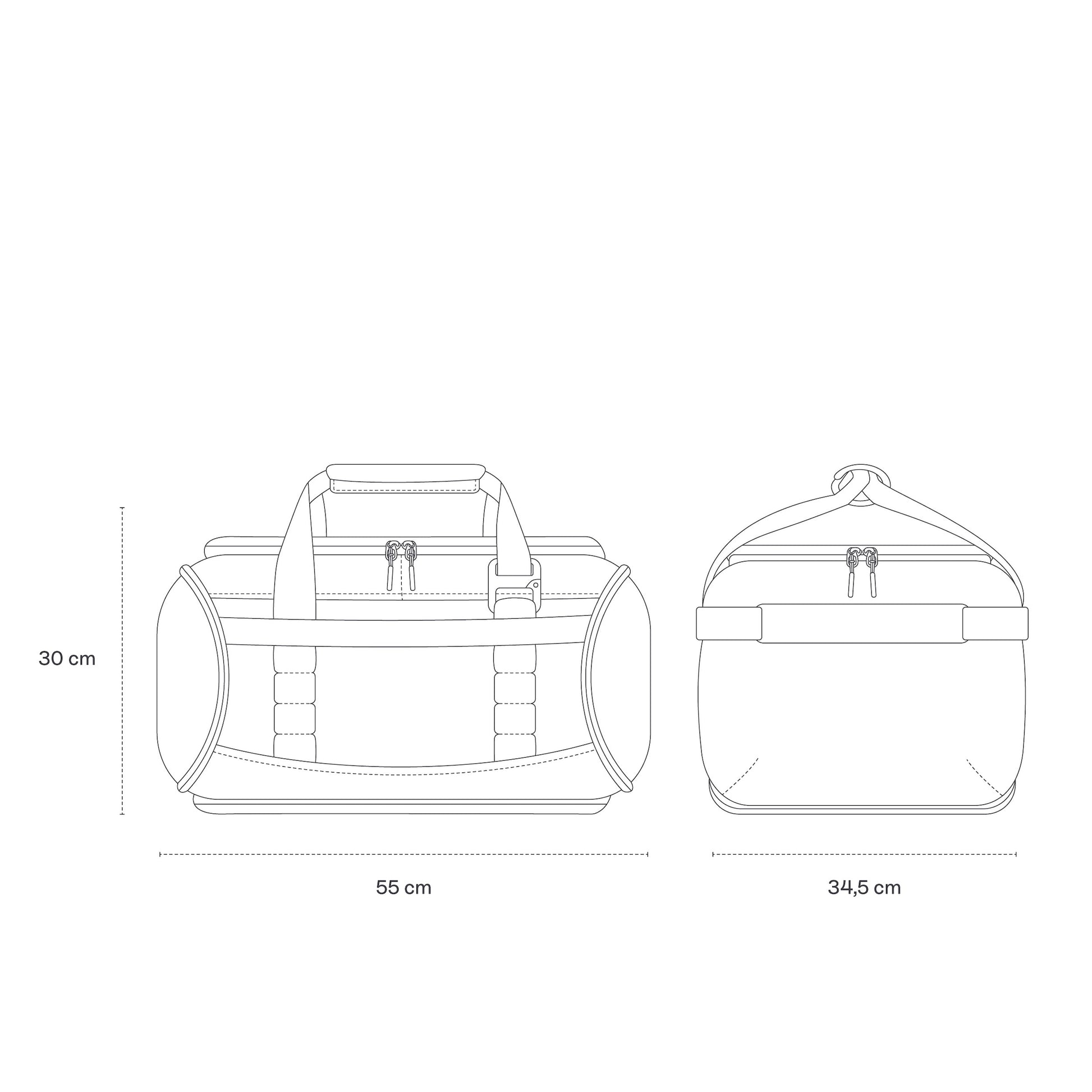 Lisbon Duffle Backpack Small Walnut