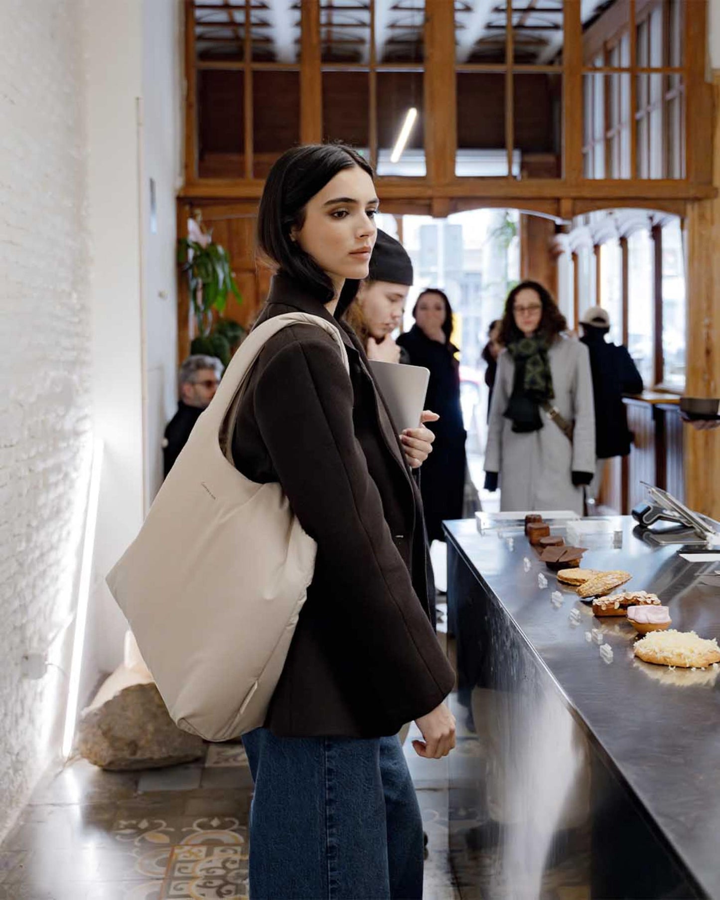 Skara Cloud Shopper Greige