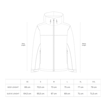 Puffer 3in1 Rain Jacket Taupe