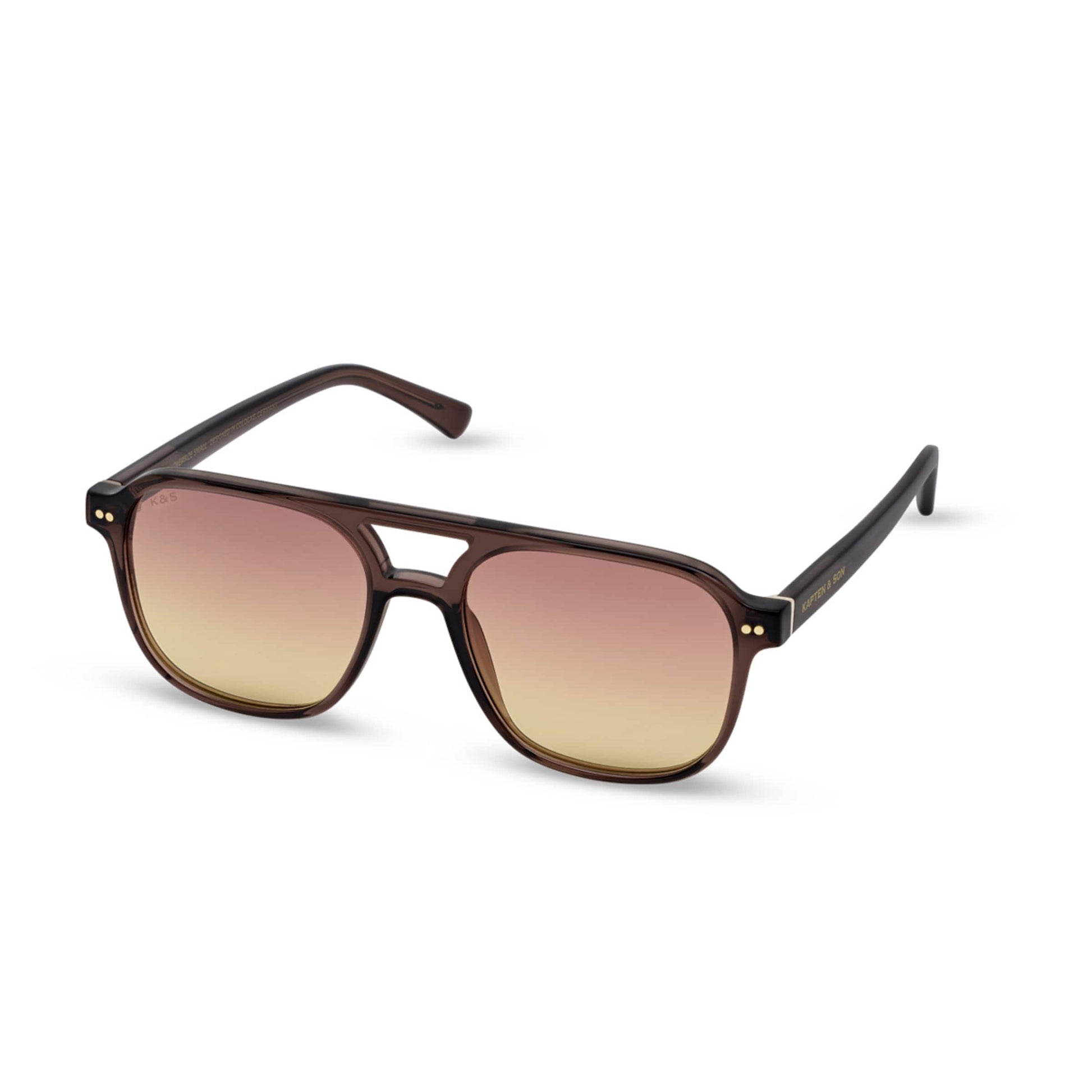 Zurich Oversize Small Mocha Gradient Brown