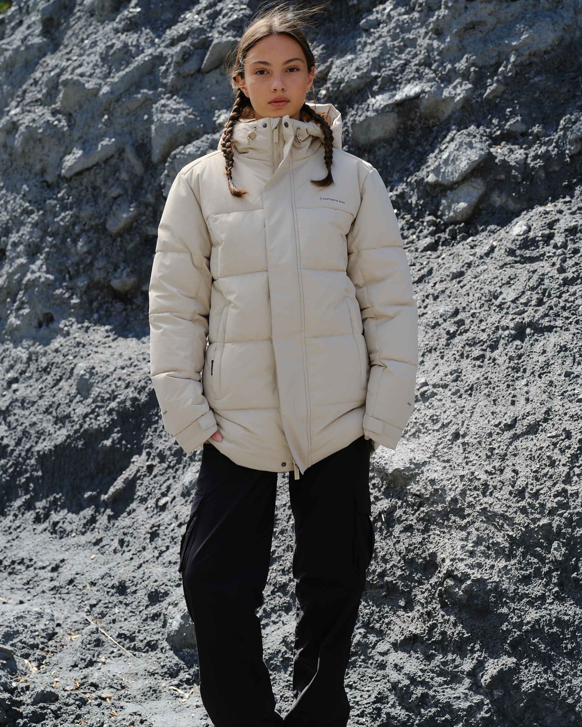 Winter Puffer Jacket Sandstone