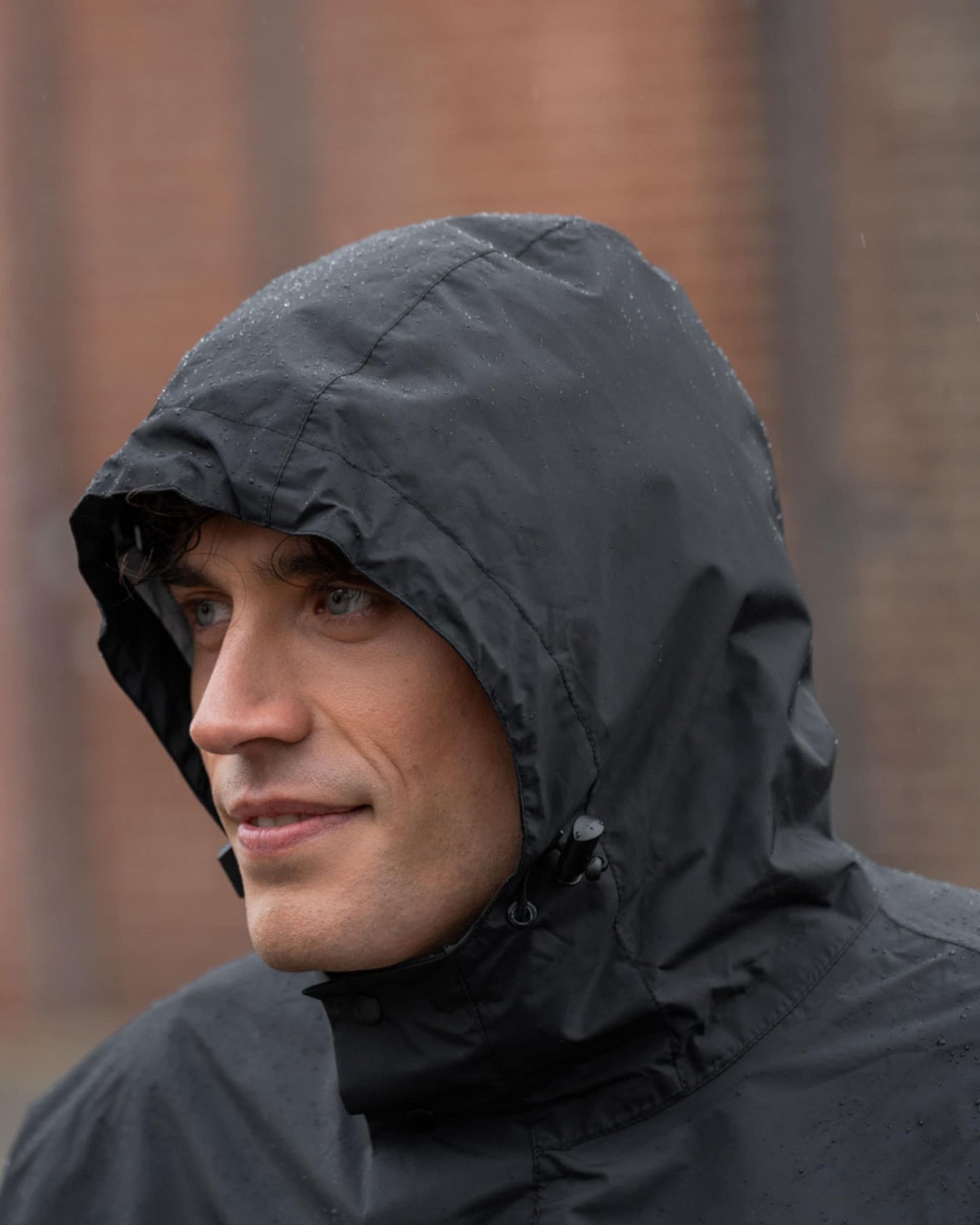 Rain Poncho All Black