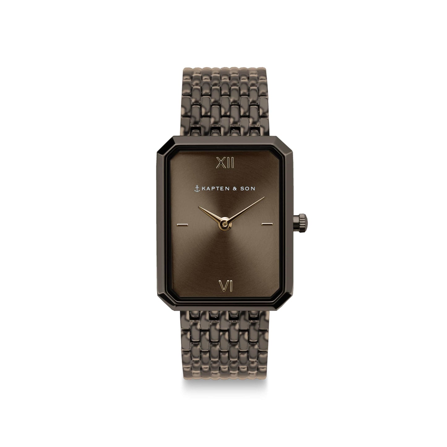 Grace Brown Woven Steel