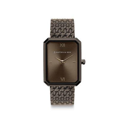 Grace Brown Woven Steel