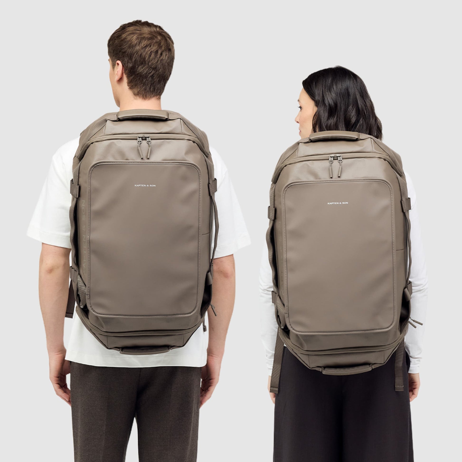 Lisbon Duffle Backpack Small Walnut