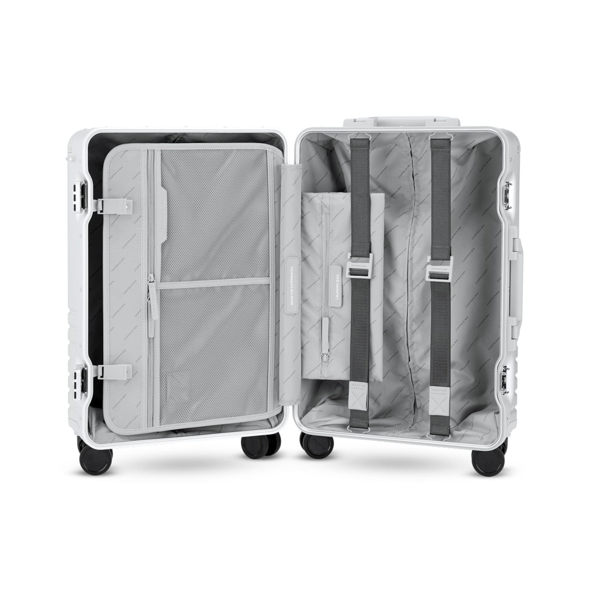 Heathrow Aluminium Check In Silver
