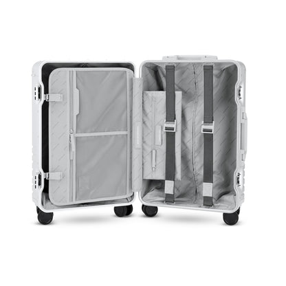 Heathrow Aluminium Check In Silver