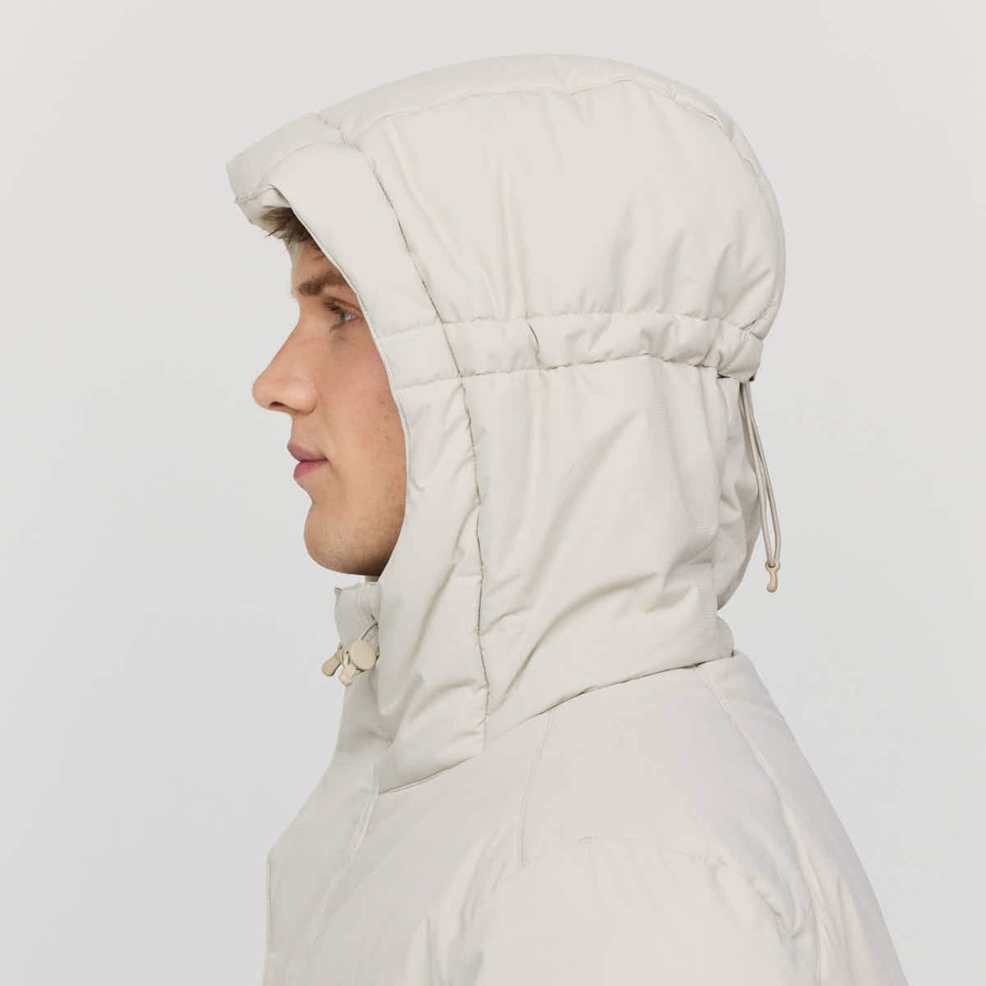 Winter Puffer Jacket Cord All Black