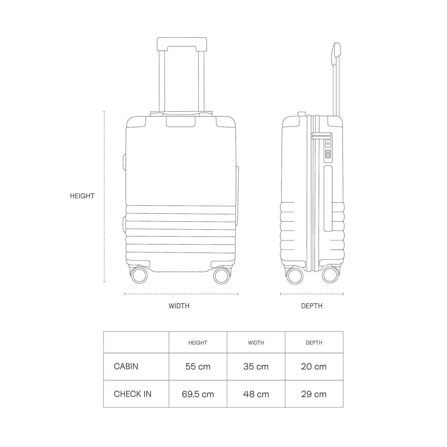 Set Heathrow Essential All Black