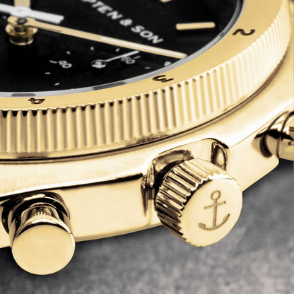 Rise Gold Black Steel