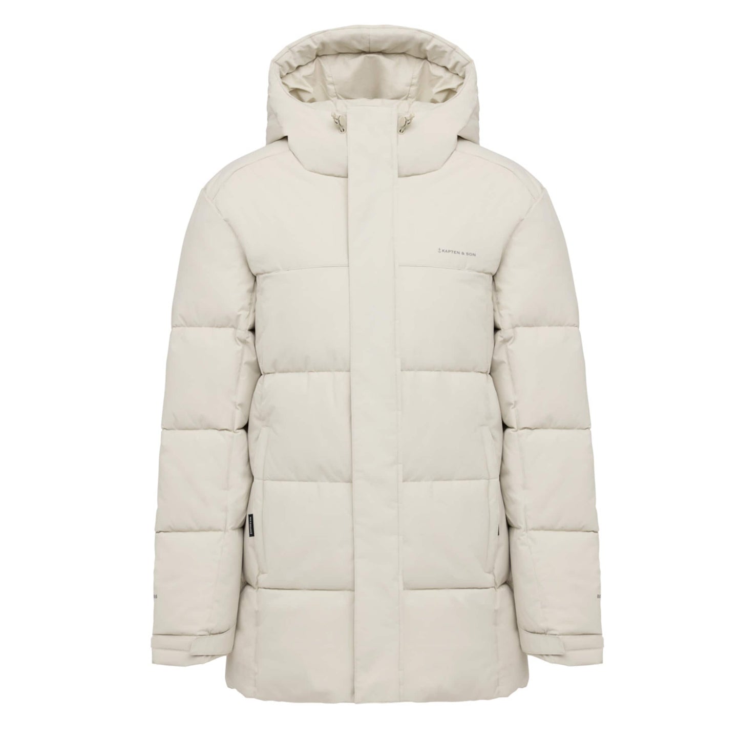 Winter Puffer Jacket Cord All Black