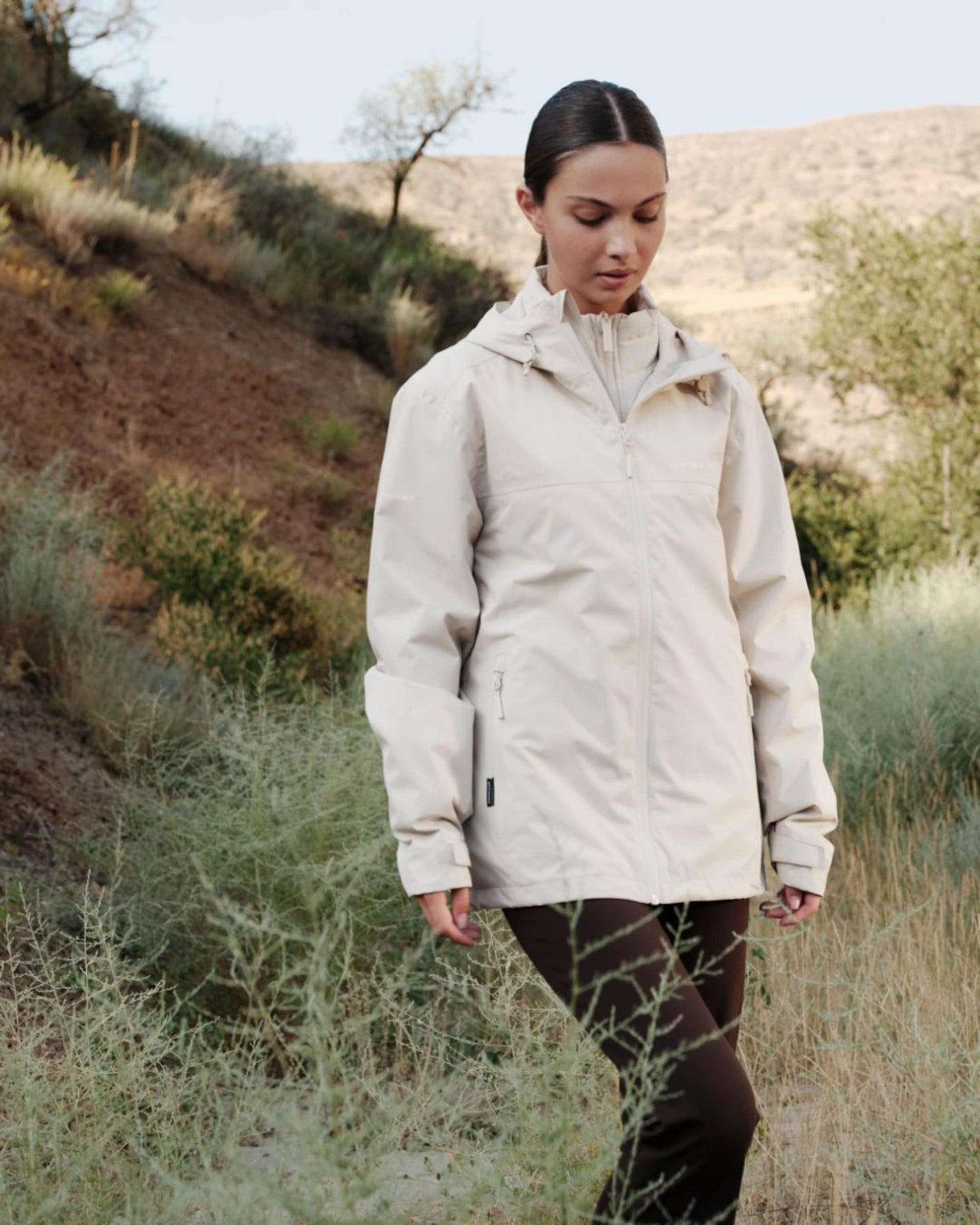 Puffer 3in1 Rain Jacket Taupe