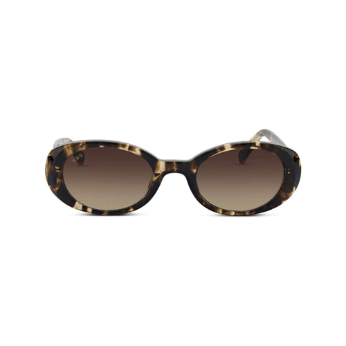 Milan Crystal Tortoise Brown