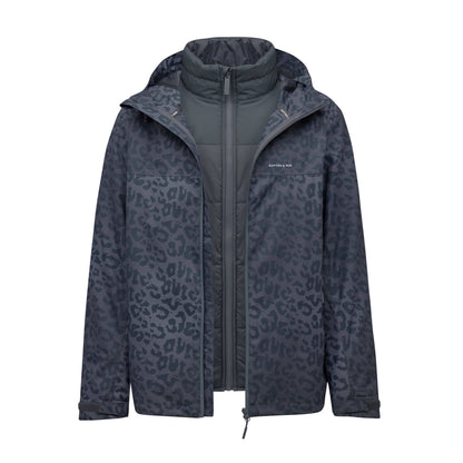 Puffer 3in1 Rain Jacket All Black