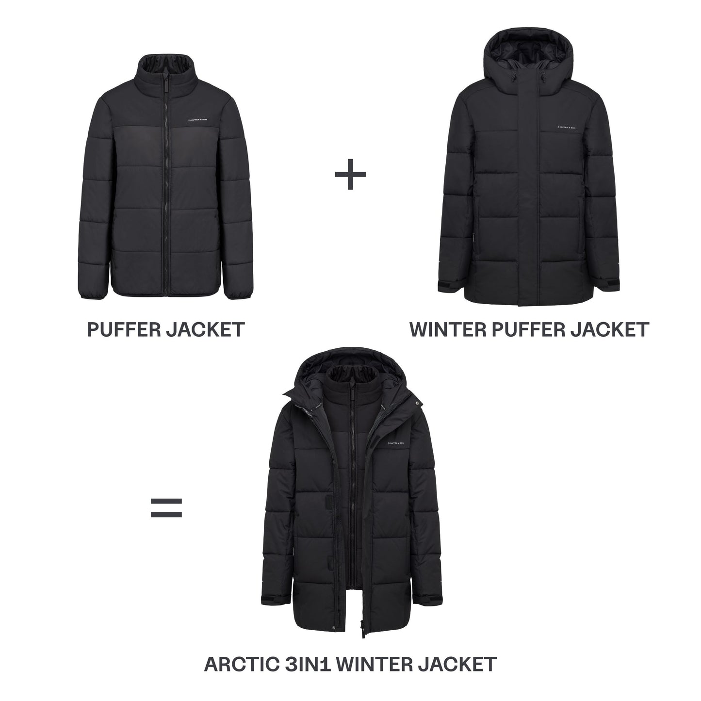 Arctic 3in1 Winter Jacket Sandstone