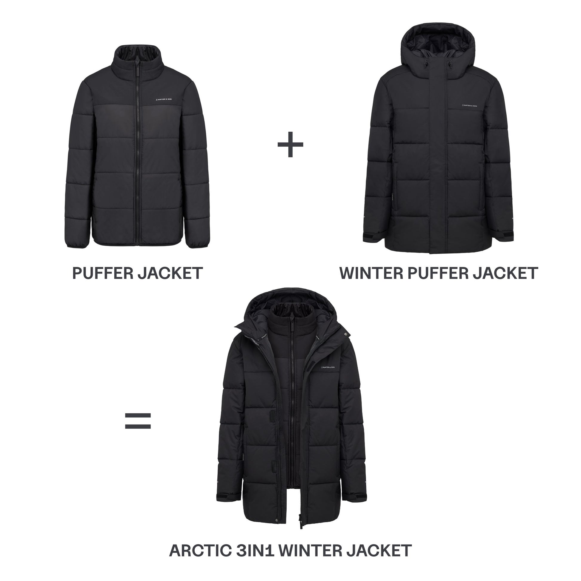 Arctic 3in1 Winter Jacket Sandstone