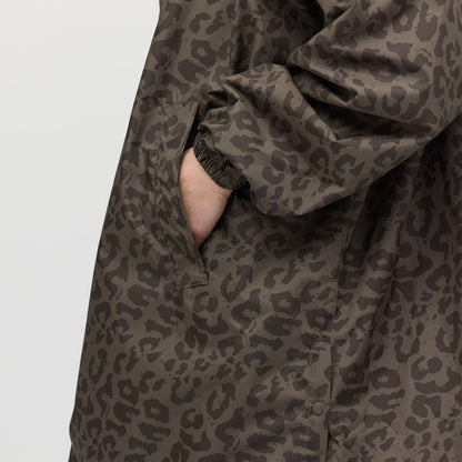 Rain Poncho Leo Dark Brown