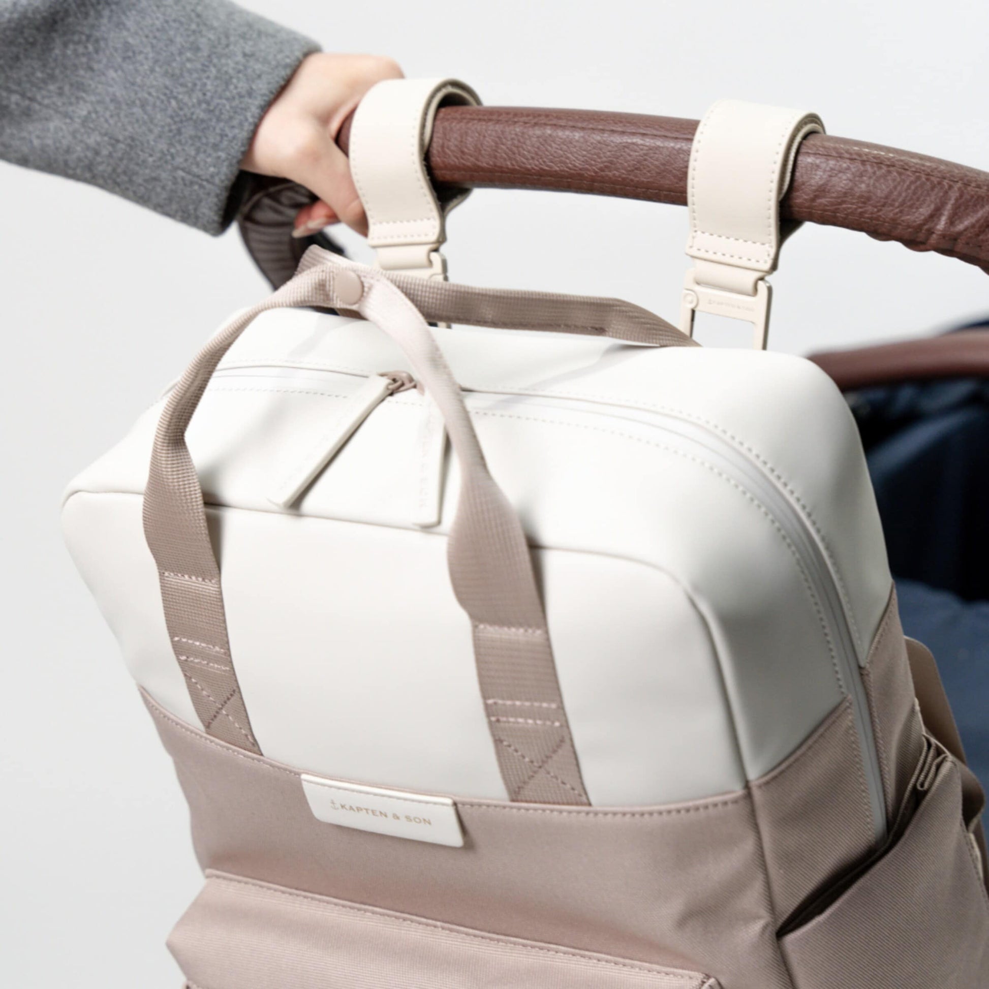 Bergen Pro Diaper Backpack Set Sandstone